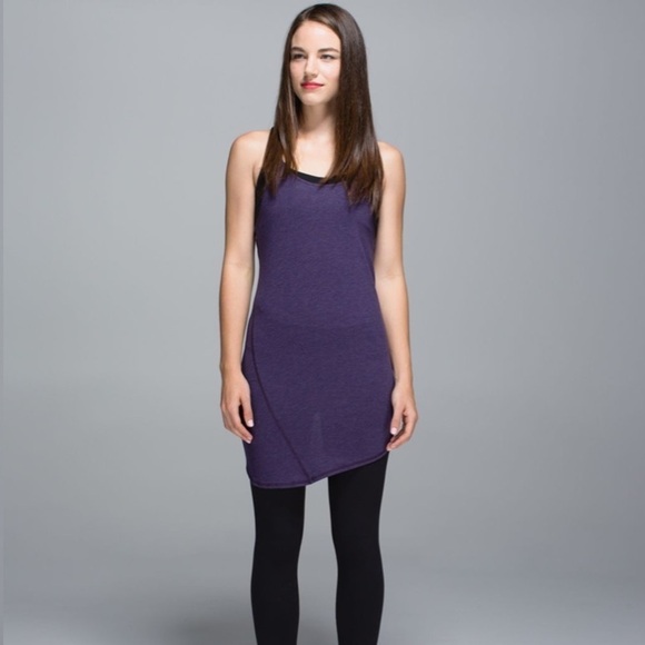 lululemon Torque Tank Racerback Heathered Black Grape - Picture 13 of 14